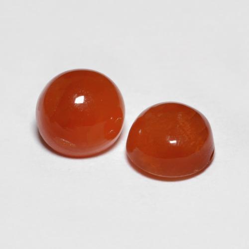Achetez naturel 1.74ct Rouge feu Agate gems, Coupe roude, En provenance Inde chez GemSelect. En stock, livraison internationale!