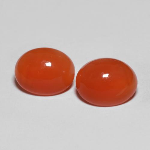 Achetez naturel 3,47ct rouge agate gems, coupe ovale, en provenance inde chez gemselect. en stock, livraison internationale!