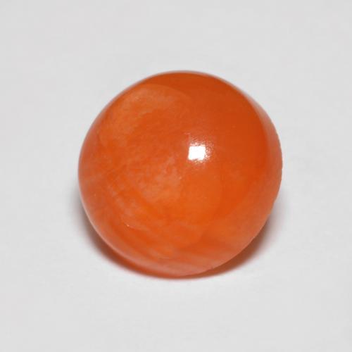 Agate Rouge moyen naturelle Coupe roude, 1.70 ct, Translucide