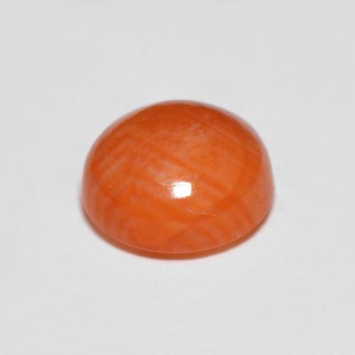Agate Rouge moyen naturelle Coupe roude, 1.70 ct, Translucide