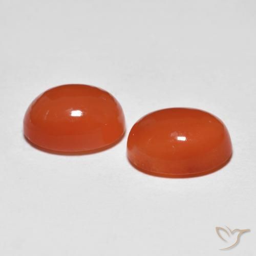 Shop natural 2.41ct Rouge moyen Agate gems, ovale, from Inde at GemSelect. In stock, global shipping!