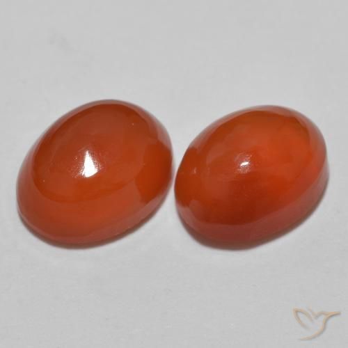 Achetez naturel 2.67ct Orange moyen Agate gems, Coupe ovale, En provenance Inde chez GemSelect. En stock, livraison internationale!