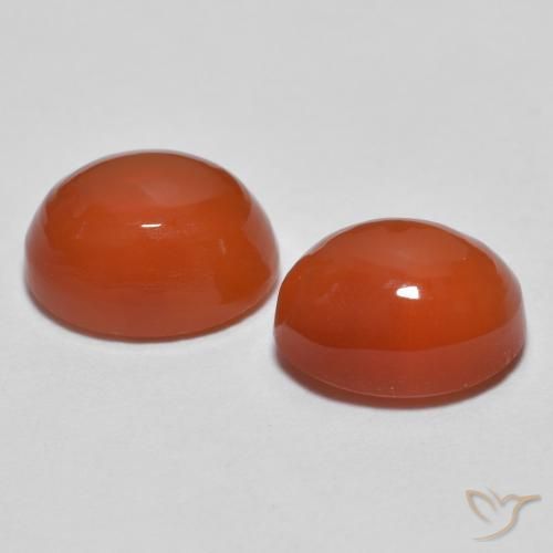 Achetez naturel 2.67ct Orange moyen Agate gems, Coupe ovale, En provenance Inde chez GemSelect. En stock, livraison internationale!
