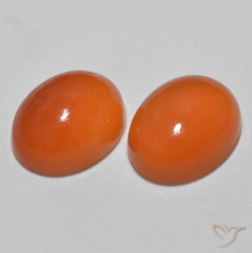 Shop natural 2.51ct Orange moyen Agate gems, ovale, from Inde at GemSelect. In stock, global shipping!