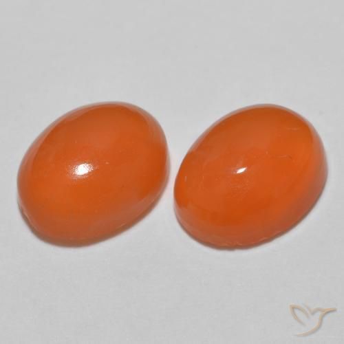 Shop natural 2.28ct Orange moyen Agate gems, ovale, from Inde at GemSelect. In stock, global shipping!