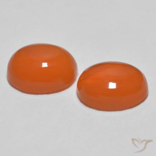 Shop natural 2.28ct Orange moyen Agate gems, ovale, from Inde at GemSelect. In stock, global shipping!