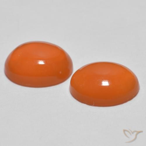 Shop natural 2.05ct Orange moyen Agate gems, ovale, from Inde at GemSelect. In stock, global shipping!