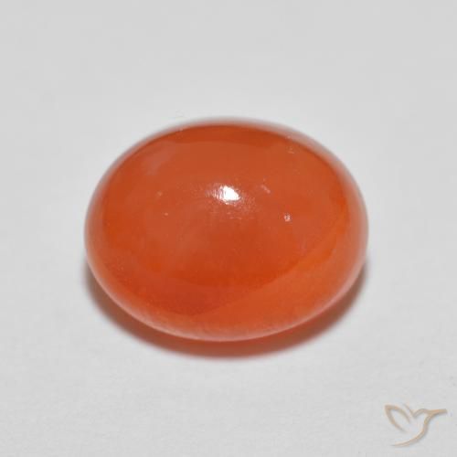 2.22ct Naturel Orange moyen Agate, ovale, Opaque