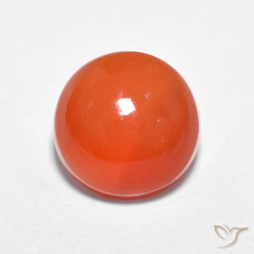 1.84ct Naturel Orange moyen Agate, Tour, Translucide