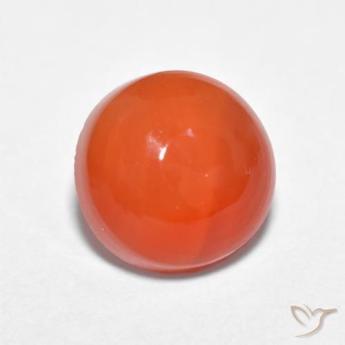 Agate Orange moyen naturelle Tour, 1.84 ct, Translucide