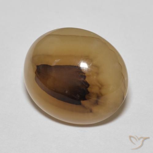 Agate Multicolore naturelle ovale, 9.19 ct, Translucide
