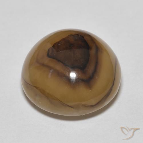 Agate Multicolore naturelle ovale, 12.23 ct, Translucide