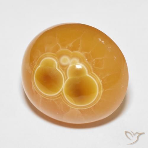 Agate Multicolore naturelle ovale, 42.79 ct, Translucide