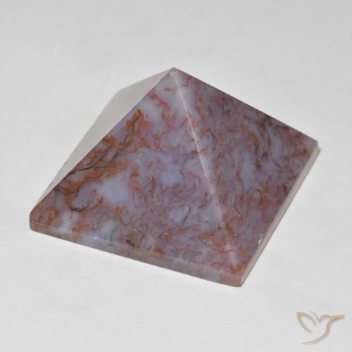 Agate Multicolore naturelle Carré, 83.49 ct, Opaque