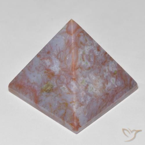 Agate Multicolore naturelle Carré, 104.97 ct, Opaque