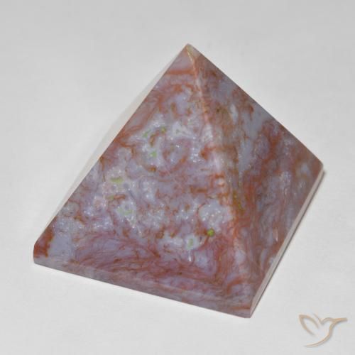 Agate Multicolore naturelle Carré, 104.97 ct, Opaque
