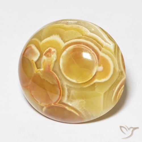 Agate Multicolore naturelle ovale, 30.88 ct, Opaque