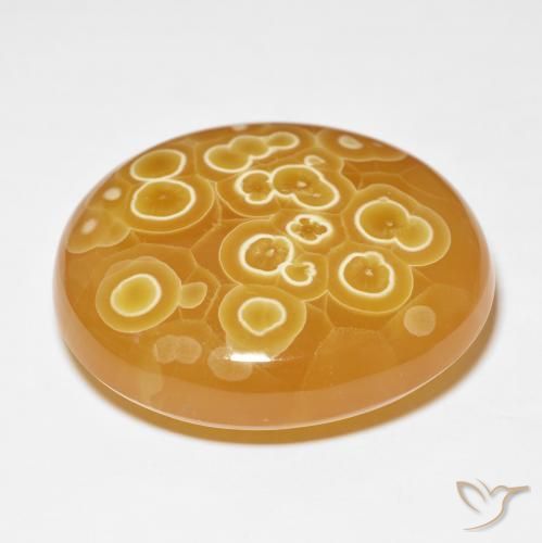 Agate Multicolore naturelle ovale, 110.36 ct, Opaque