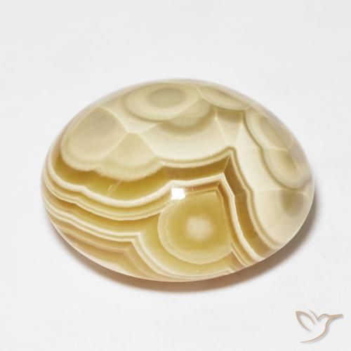 Agate Multicolore naturelle ovale, 41.88 ct, Opaque
