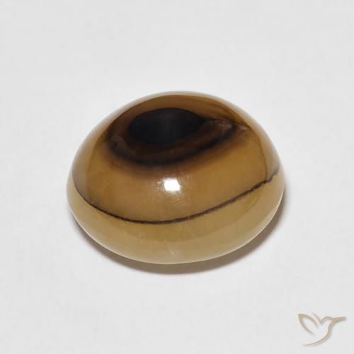 Agate Multicolore naturelle ovale, 6.64 ct, Translucide