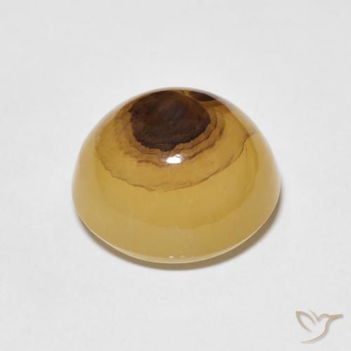 Agate Multicolore naturelle ovale, 7.75 ct, Translucide