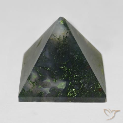 97.43ct Naturel Vert moyen Agate, Carré, Opaque