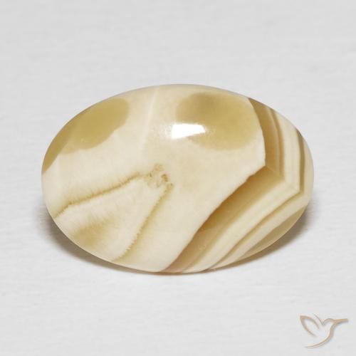Agate Multicolore naturelle ovale, 5.71 ct, Opaque