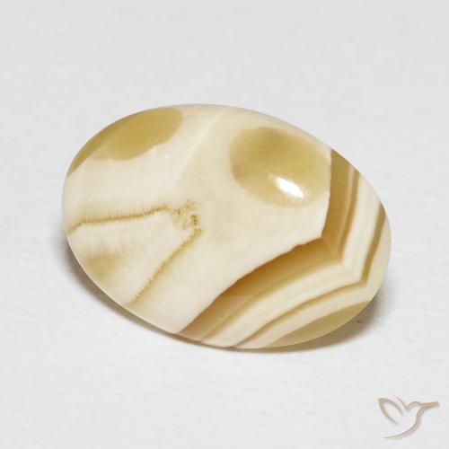 Agate Multicolore naturelle ovale, 5.71 ct, Opaque