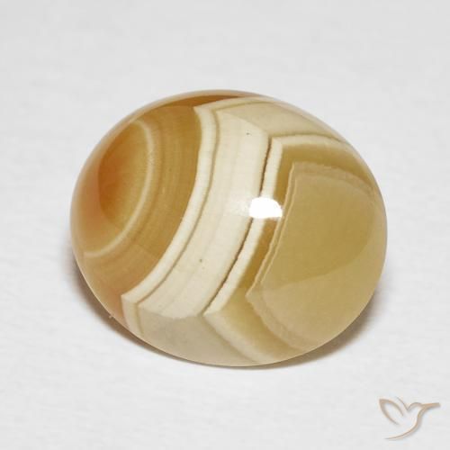 Agate Multicolore naturelle ovale, 6.80 ct, Opaque