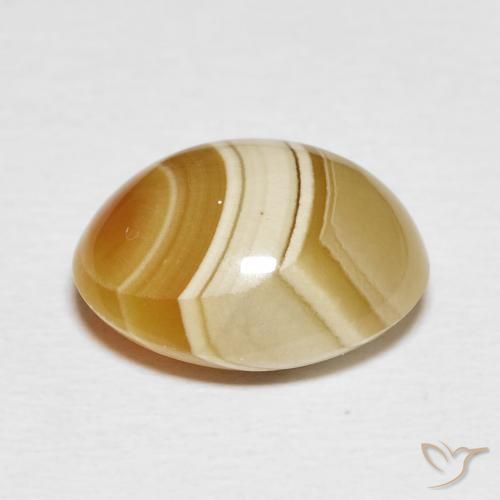 Agate Multicolore naturelle ovale, 6.80 ct, Opaque