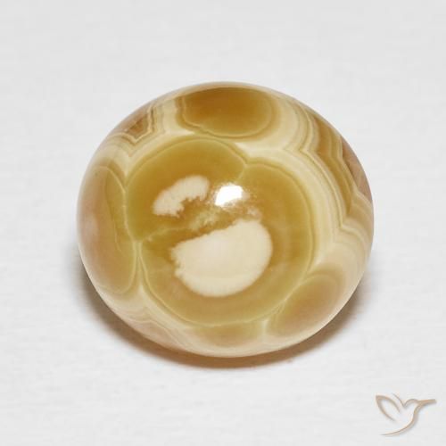 6.46ct Naturel Multicolore Agate, ovale, Opaque