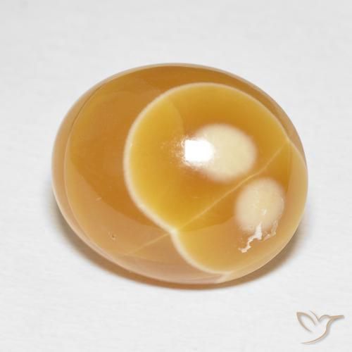 Agate Multicolore naturelle ovale, 15.79 ct, Opaque