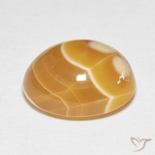 Agate Multicolore naturelle ovale, 15.79 ct, Opaque