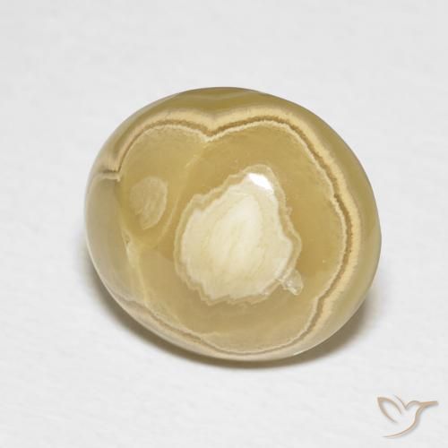 Agate Multicolore naturelle ovale, 5.65 ct, Opaque