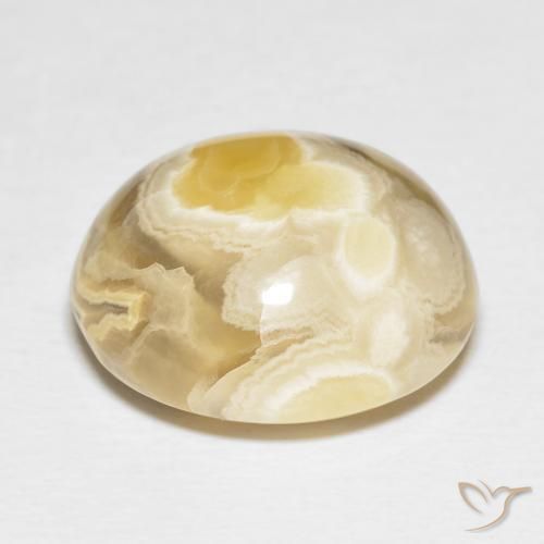 Agate Multicolore naturelle ovale, 22.35 ct, Opaque