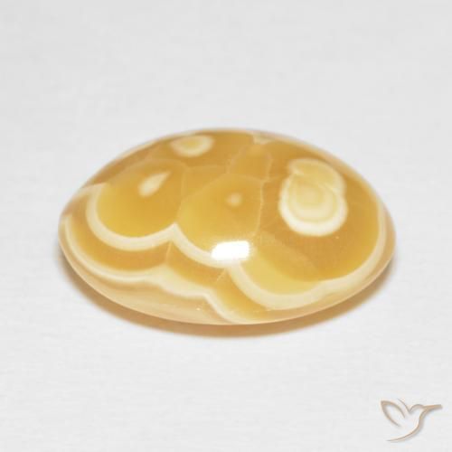 Agate Multicolore naturelle ovale, 14.41 ct, Opaque