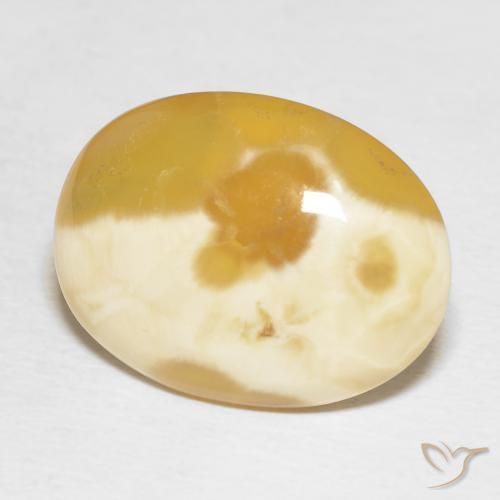 Agate Multicolore naturelle ovale, 18.52 ct, Opaque