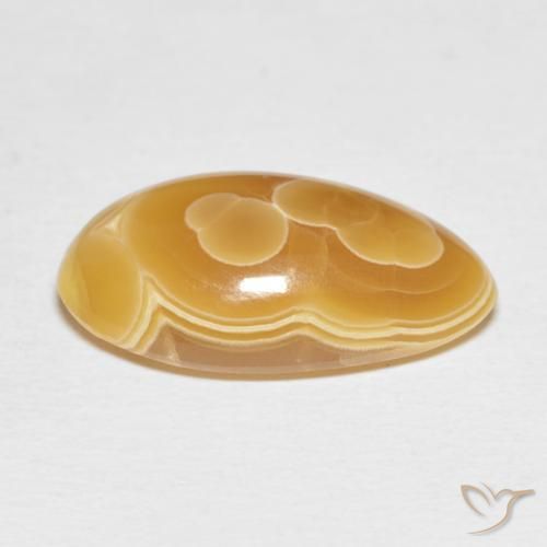 Agate Multicolore naturelle ovale, 12.95 ct, Opaque
