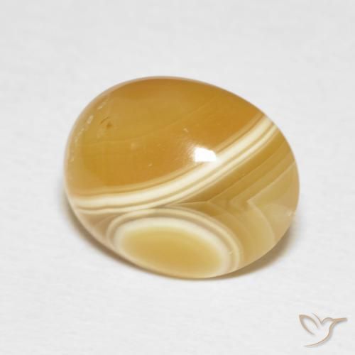 Agate Multicolore naturelle ovale, 6.27 ct, Opaque
