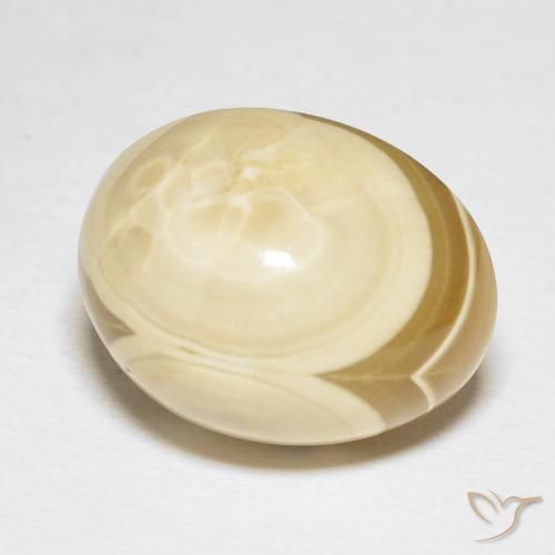 Agate Multicolore naturelle ovale, 27.82 ct, Opaque
