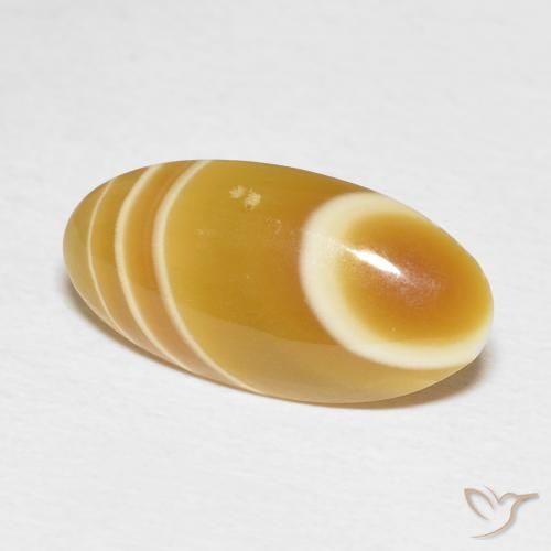 Agate Multicolore naturelle ovale, 4.82 ct, Opaque