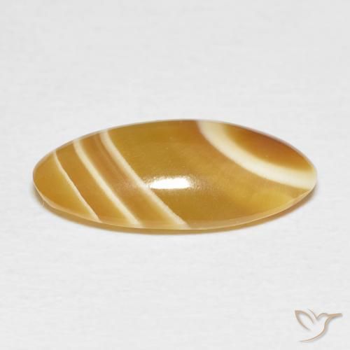 Agate Multicolore naturelle ovale, 4.82 ct, Opaque