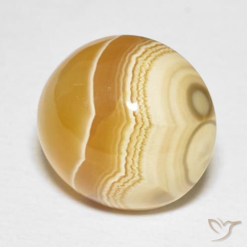 Agate Multicolore naturelle ovale, 13.26 ct, Opaque