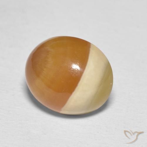 Agate Multicolore naturelle ovale, 6.65 ct, Opaque
