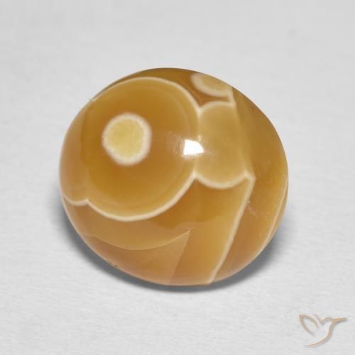 Agate Multicolore naturelle ovale, 7.92 ct, Opaque