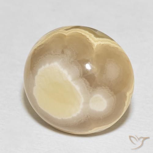 Agate Multicolore naturelle ovale, 16.34 ct, Opaque