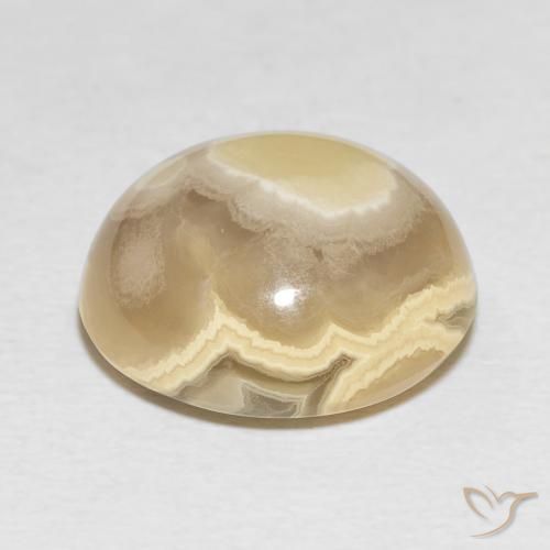 Agate Multicolore naturelle ovale, 16.34 ct, Opaque