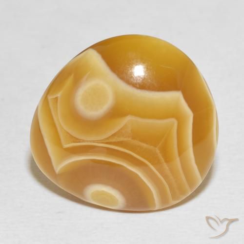 18.16ct Naturel Multicolore Agate, En forme de poire, Opaque