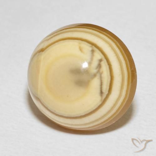 Agate Multicolore naturelle ovale, 12.01 ct, Opaque