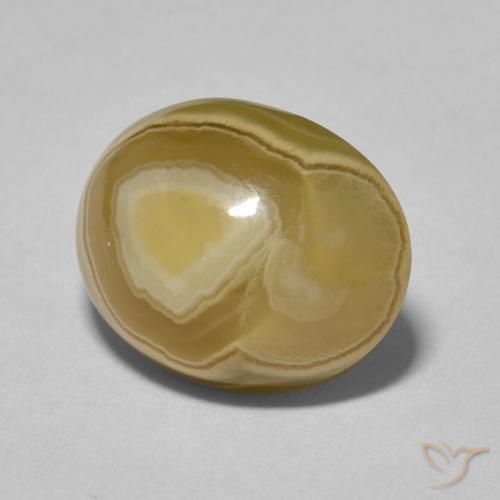 Agate Multicolore naturelle ovale, 7.86 ct, Opaque